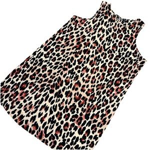 Ana A New‎ Approach XL Tank Dress Cheetah Print Leopard Slip Lightweight Summer